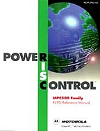 [���] {�戵�����i-���g���[���f�[�^�u�b�N} MPC500 Family RCPU Reference Manual (�p��)